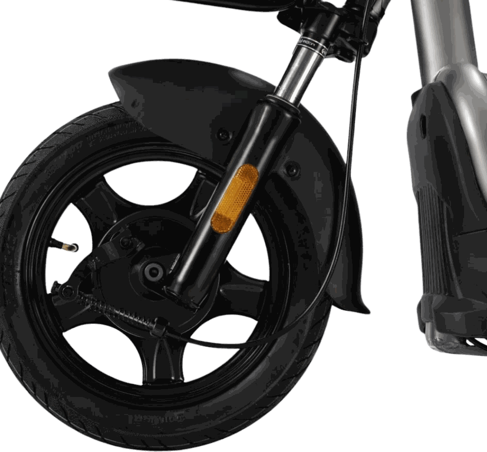 Roue avant et frein à disque du scooter électrique VOLTSCOOT